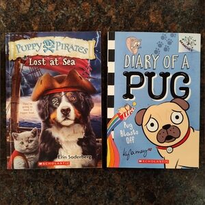 NEW Diary of a Pug and Puppy Pirates Books